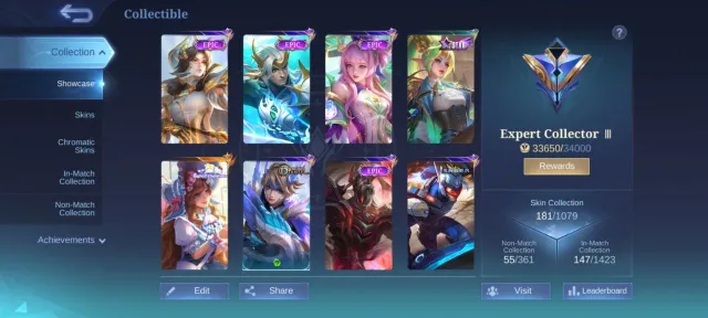 fluffy floyren>Epic YSS Epic luo Epic kagura Epic irthil>emblem max>MC 70 draw, Продажа, Ранг: Мифический, Уровень: 75, Процент побед: 50%, Герои: 118, Облики: 181