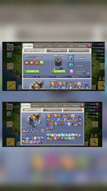 Th18➤70% off shop➤almost max village➤Nc available➤All hero max➤Warstar 2123➤Local Indonesia, 18 TH Родной Деревни, 10 TH Строителя