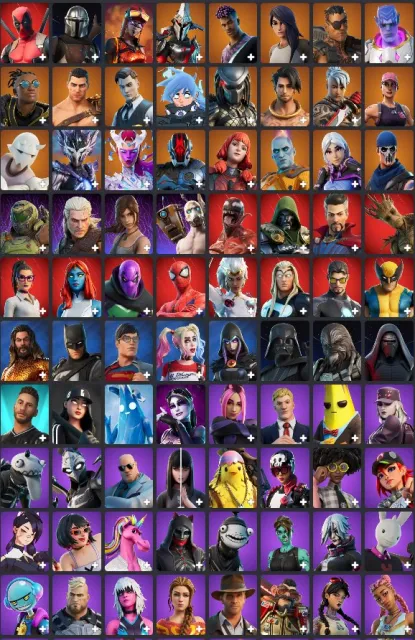 STACKED FORTNITE ACCOUNT (Full Email Change ):Candy + Leviathan Axe+ Golden Midas+ Exclusive Skins, Sale, skins 182