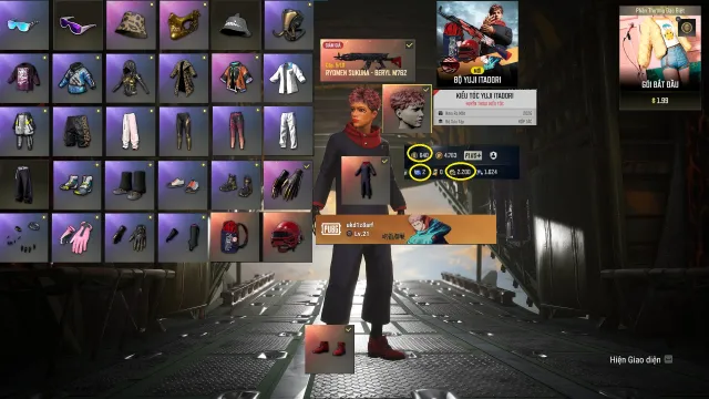🔫[PROGRESSIVE] RYOMEN SUKUNA - BERYL (LVL 5) + SET ITADORI 👷, Нет BATTLEGROUNDS Plus
