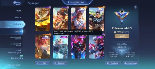 🍁 Mythical Glory 54* maxed, Sanrio Cloud, Chane, Florin. 🍀, Sale, Rank: Mythical, Level: 27, Win Rate: 60%, Heroes: 50, Skins: 73
