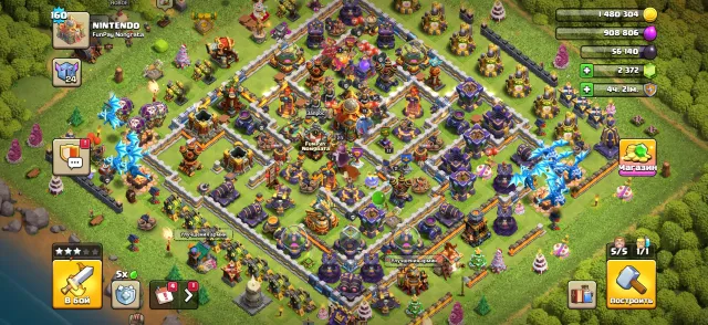 🔥 DESCRIPTION!! 16TH, 5/5 workers, 2400 gems, books + skins | Cheap! 🔥, 16 TH Home Village, 10 TH Builder Base