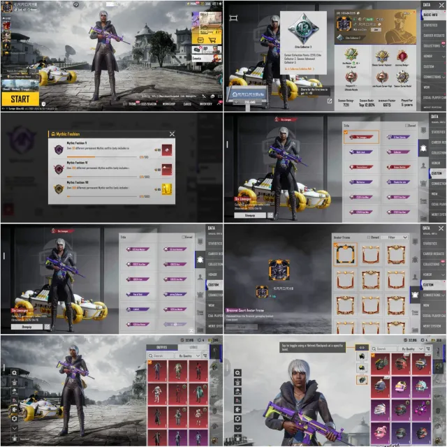 Metro Royal Open"M762 Lvl 4 (KillMsg)3 Guns (KillMsg)Duck Buggy"Dune Daica"Rename Card, Продажа, 73 уровень, Ранг: Ас, 20+ мифик скинов, 10+ прокачиваемых оружий, 5+ килл чатов, Нет спорт каров