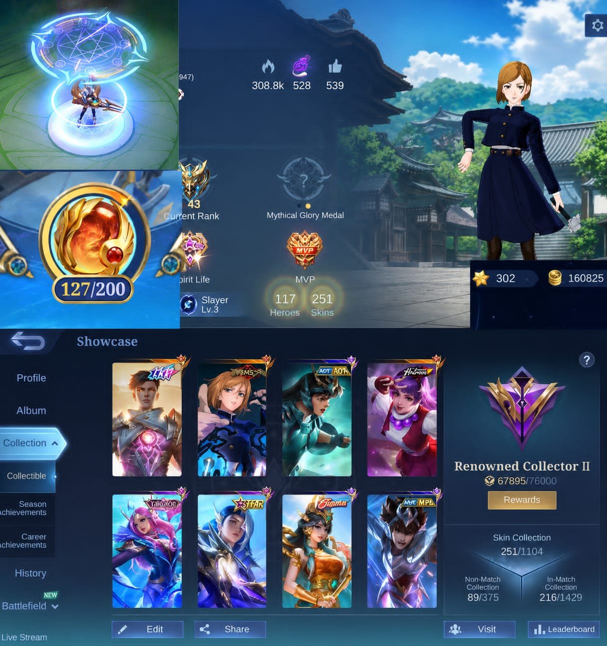 🔥 Mythic account with 80 skins! 🚀