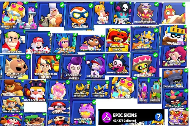 ⭐ Brawl Stars account: 31,918 trophies + 86 fighters, trophies 31, brawlers 86, primes 6