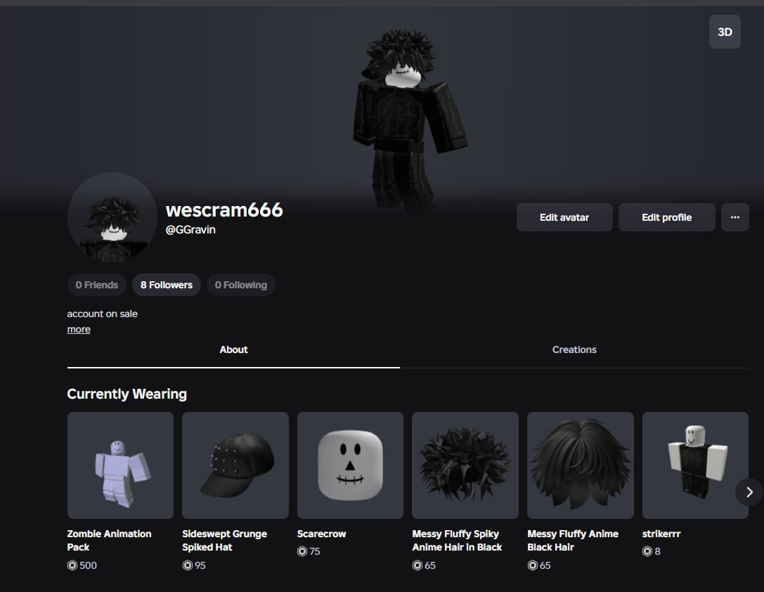 Expensive account. 3K+ TOTAL ROBUX
