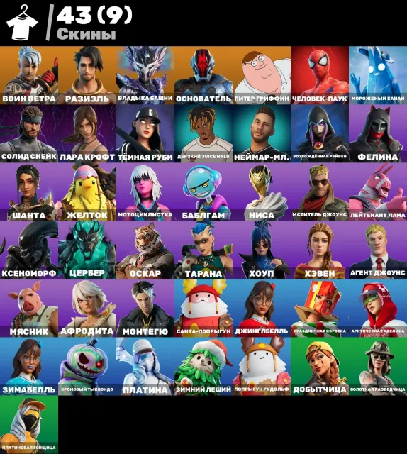PERSONAL ACCOUNT | Fortnite | FULL ACCESS | 43 SKINS | FAST, Sale, skins 43