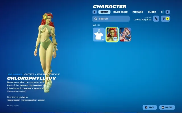 Grüner Efeu + Harley (Sommer DC), Verkauf, Skins 2