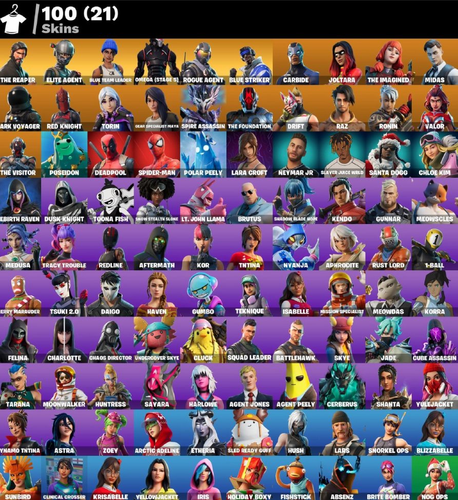 OG Account, Sale, skins 102