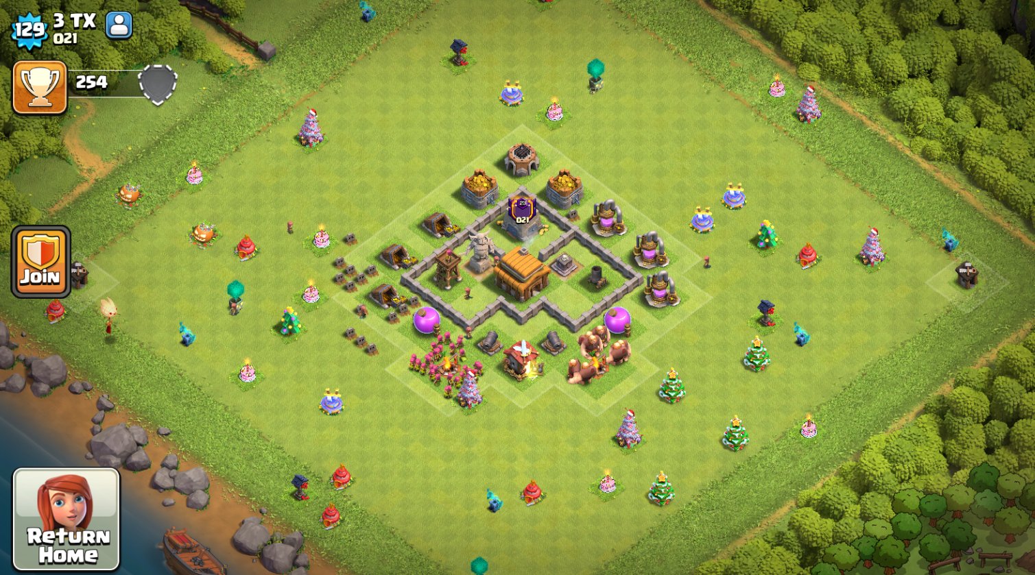 💥THE RAREST TH 3 account — Level 129, ranked #92 globally! Almost 400,000 troops donated!💥, 3 TH Main Village
