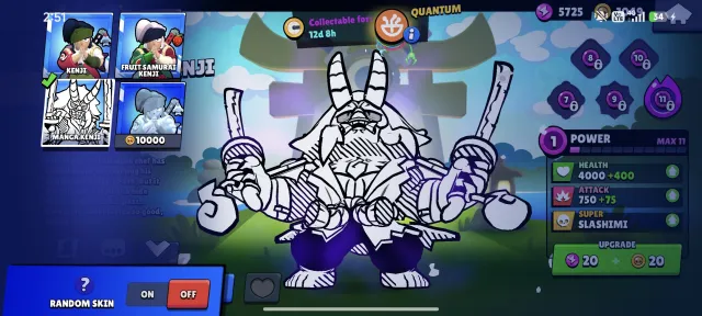 Account with skins on brawlers 17000+ gems, trophies 27017, brawlers 79, primes 17
