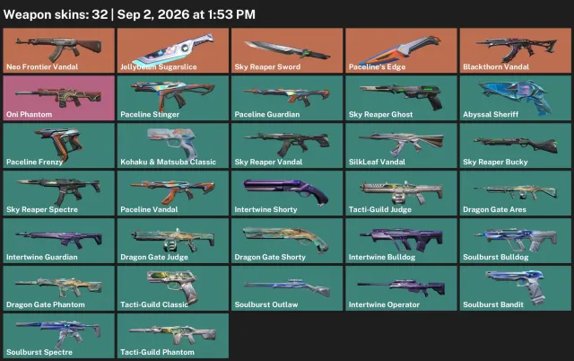 🔥FAT ACCOUNT🔥🪙32 SKINS🪙🌟7 AGENTS🌟💥EU💥🎁Vandal "New Frontier"🎁🪙Sweet Cutter "Marshmallows"🪙, Sale, Gold 2, Agents: 7, Skins: 32