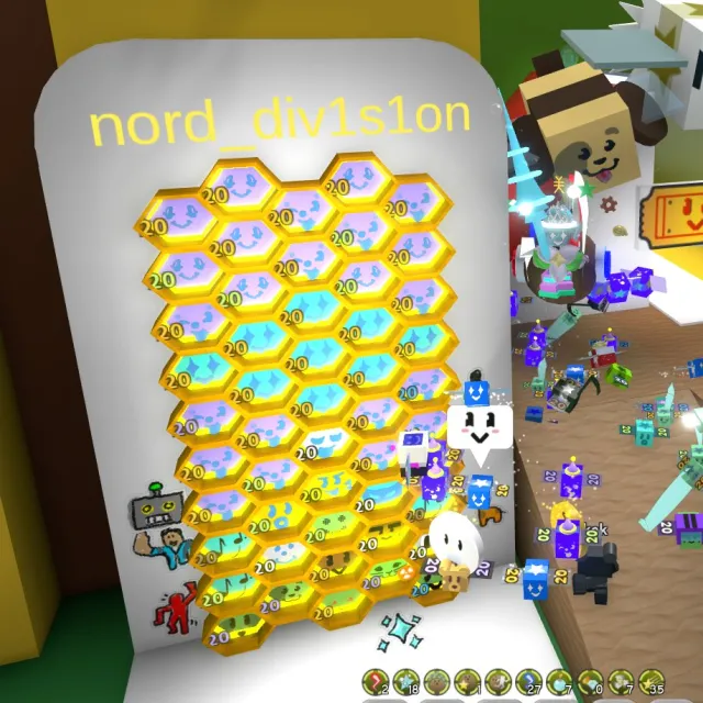 Full account in blue pollen 20 lvl full donation, Accounts