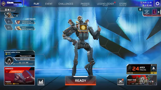 🏆 Ranked Ready Lv.20 | 🎮 Steam & EA | Rank Silver 🔥 | 🎁 23 Apex Packs | 🚀 Instant Delivery, Серебро, 20 уровень, Реликвия: Нет