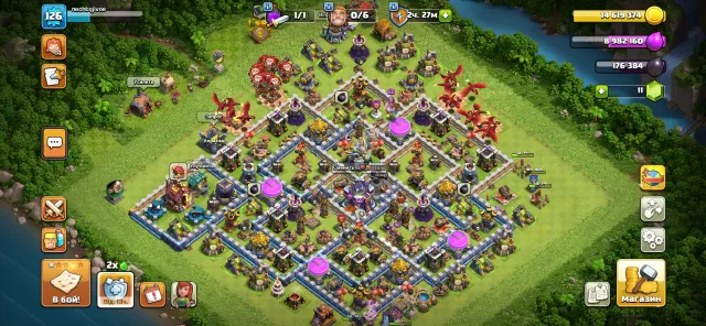 🌈💥💥【 TH 15 】⚡️126LVL ❤️【HEROES 50/52/38/20/4】⚡️6 builders⚡️💥TH 15 Native Village, TH 8 Builder
