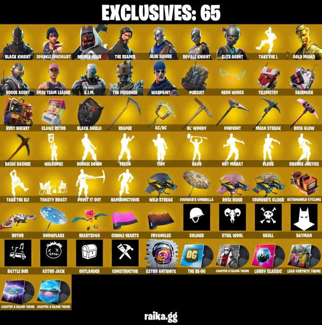 🔥 142 SKINS | BLACK KNIGHT ⚔️ | DOUBLE HELIX 🧬 | OG STW 🧟 | THE REAPER 💀 | EMAIL CHANGEABLE 📧, Sale, skins 142
