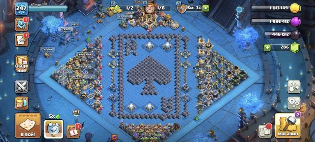 🟨🔥【 TH 18 FULL 90% 】⚡ 247 LVL ⚡💎 14 EPIC GEAR + ANIME-RAGE 💎【HEROES - 95/108/74/47/15】⚡RELINK⚡🟨🔥, 18 TH Home Village, 10 TH Builder Base
