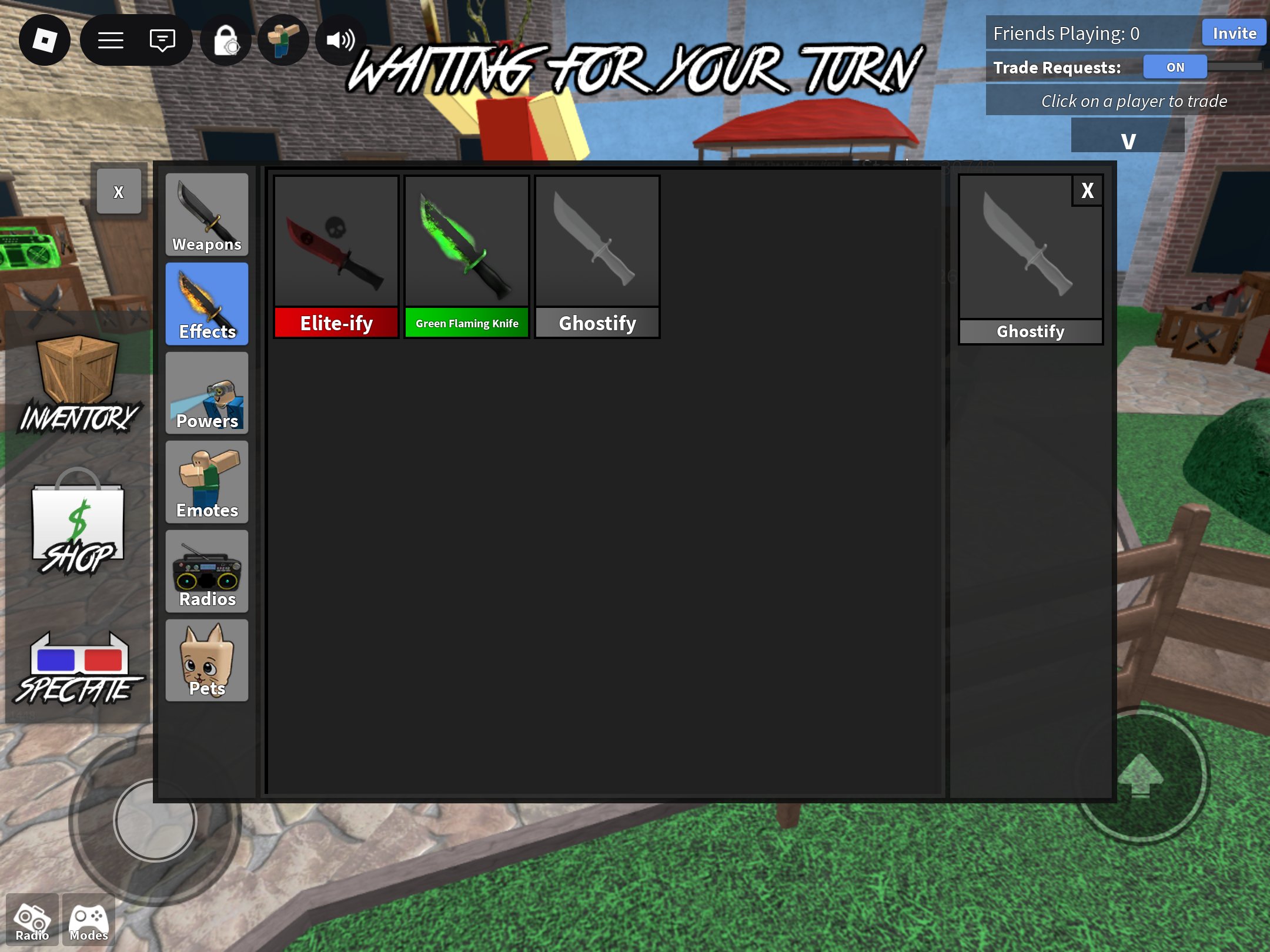 🎁ELITE , RADIO , GREEN FIRE IN MM2 💿 MANY BODIES FOR THE CHARACTER💝, Sale, Voice chat: No
