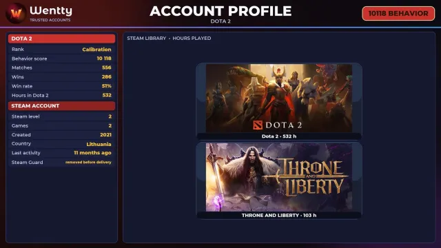 🔥 【DOTA 2】 💚 KALIBRACJA (0 MMR) | 10118 PORZĄD. | 2 ARKANY: Manifold Paradox 💚 PEŁNY DOSTĘP #47H8JG, Sprzedaż, 10118 porządności, 10118 uprzejmości, 556 meczów