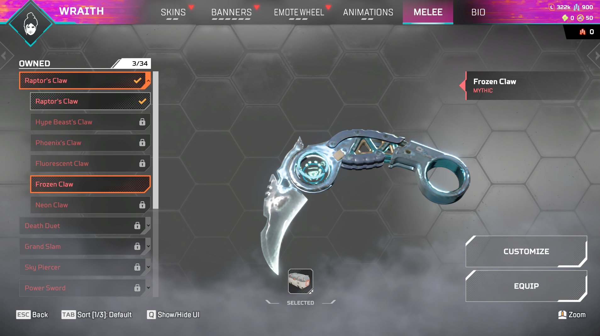 ✅Relic Raptors Claw 2 colors . ✅70+legs. + much more🔥, Diamond, 812 level, Relic: Yes
