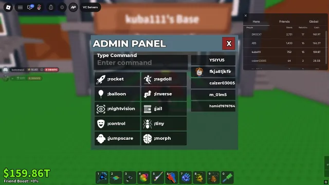 🔥BRAINROT🔥ADMIN PANEL + RAINBOW CARPET🌈 15 REBIRTH 💰DONATED SKINS💰READ DESCRIPTION🔥, Sale, Voice chat: No