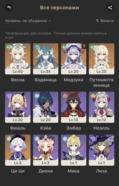 💫 Старт | Весна + Водяница + Мидзуки с1 + Цици 💫, Любая платформа, Почта привязана, Люмин, Стартовый, AR 18