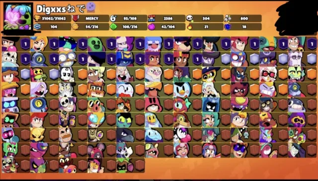 🌶️OLD ACCOUNT FOR MAIN🌶️, 31000 trophies, 93 brawlers, 18 primes