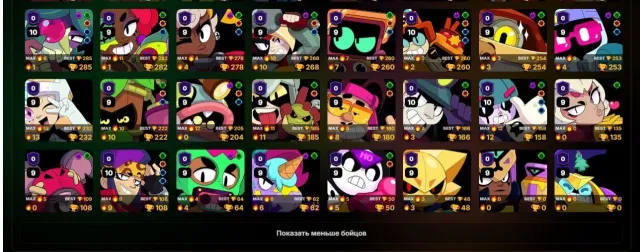 SELLING PERSONAL ACCOUNT!!! ACCOUNT VALUE OVER 240,717 GEMS, 49 trophies, 104 brawlers, 7 primes