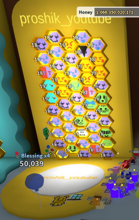 🔥PROFITABLE🔥 🐝 50 BEES 🐝 | 18-19 LVL ⚪️🔵 HIVE | GUMMI MASK | BEAR BEE, Sale, Voice chat: No