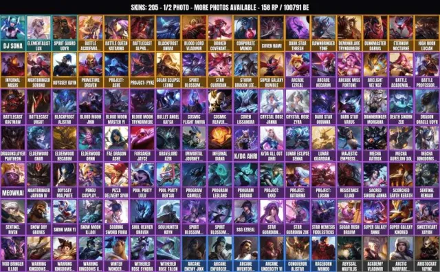 205 skins 💠 172 champions 💠 100.8K BE💠Project: Pyke💠Traditional Lee Sin💠Spirit Guard Gnar💠Fae Dragon, Sale, level 272, champions 172, skins 205, No rank