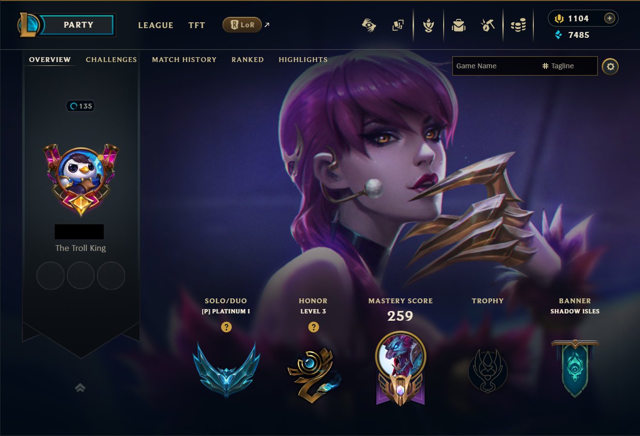 ✅✅✅ Plat 1 ⭐ 2 Mythic + 13 Legendary Skins ⭐ 1100 RP ⭐ HANDLEVELED ✅✅✅, Sale, level 135, champions 94, skins 100, Platinum