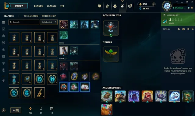 EUNE💥HANDMADE RANKED READY☄️UNTOUCHED LOOT, Продажа, уровень 30, чемпионы 9, скины 2, Нет ранга