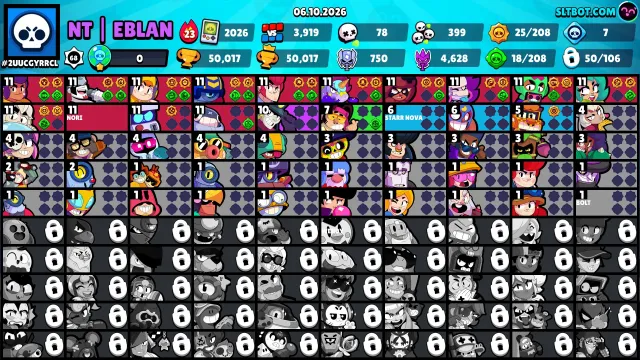 🟥🟩AUTOMATIC DELIVERY🟥🟩🟢🔵🟠SEE DESCRIPTION🟠🔵🟢➡️➡️🔥10 BUFFY🔥FIGURE PENNY🔥⬅️⬅️, 50017 trophies, 50 brawlers, 48 primes