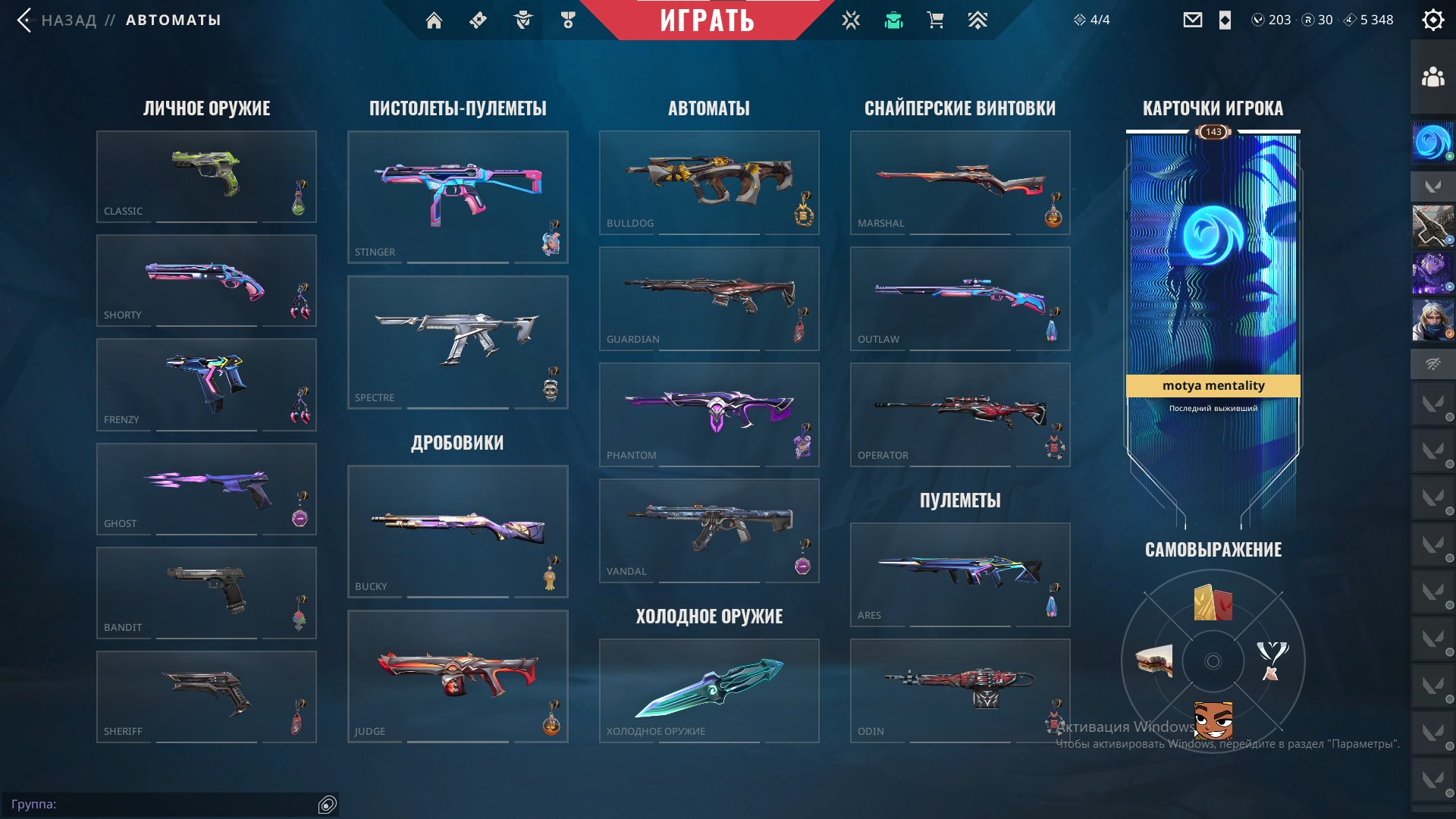 a good basic acc, Sale, Silver 1, Agents: 29, Skins: 45