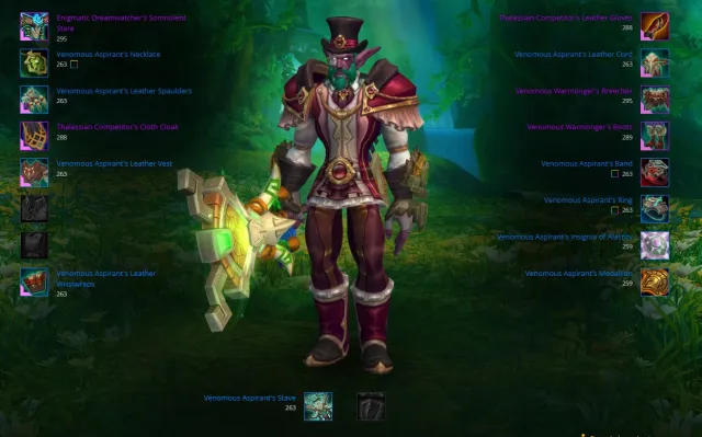 Друид, Жрец 330 ilvl pvp, 90 уровень, Эльфы Бездны, Жрец