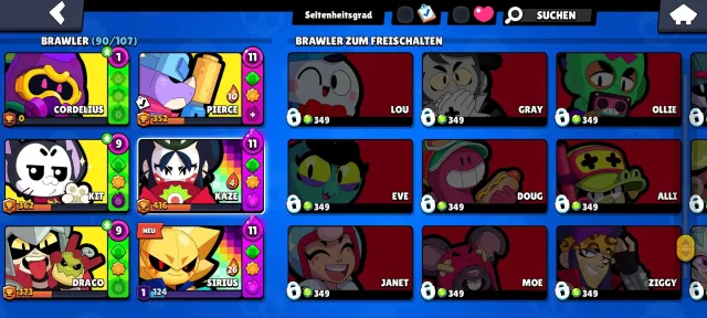 🔥 BRAWL STARS ACCOUNT | 17,205 TROPHIES | 90 BRAWLERS | KAZE + SIRIUS + EMAIL INCLUDED 🔥, 17 trophies, 90 brawlers