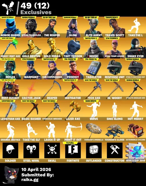 take the L | Trevis | Minty | Old Pve | A bunch of exclusives, Sale, skins 171