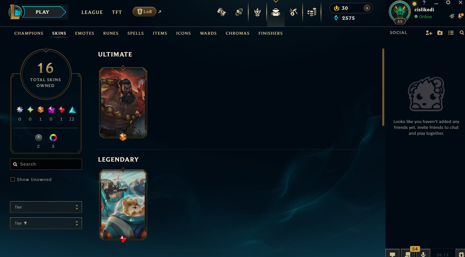 【 Spirit Guard Udyr 】 【 Space Grove Blitz & Crank 】 【 Auto delivery 】, Sale, level 55, champions 30, skins 16, Unranked