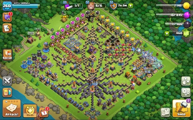 18 TH 99% FULL | 260 LVL | 105/106/78/85/55/13 | топ экипа, 18 TH Родной Деревни, 10 TH Строителя