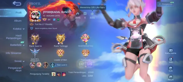 SAFE & CHEAP | EMBLEM MAX, KARINA KOF, NATALIA COLLECTOR AND HAVE 13 EPIC SKINS, Продажа, Ранг: Мифический, Уровень: 114, Процент побед: 53%, Герои: 132, Облики: 175