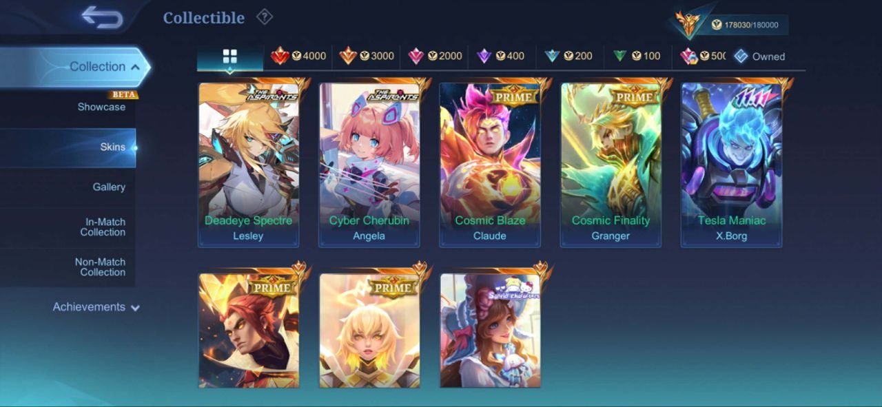 106⭐Mega Kof Chou♣️Golden Chou Legend Franco⇨Jhonshon Star Sun Xbrong 11 Prime3 ♣️Aspriant 5⇨recall, Sale, Rank: Mythical Immortal, Level: 114, Winrate: 52%, Heroes: 132, Skins: 477