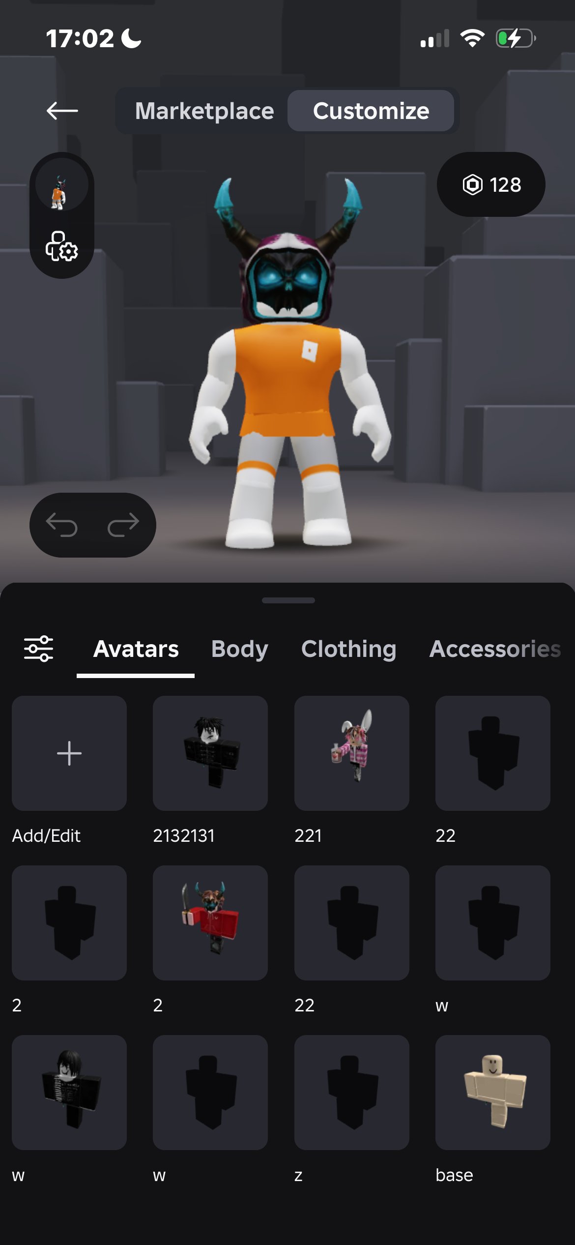 Korblox acc +Great Uncle Tentacle +-70k total, Sale, Voice chat: Yes