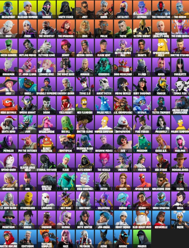 ✅FULL ACCESS | 💥VERY BOLD ACC⭐ALL SCREENSHOTS: 128 skins 👕 | 182 PICKS⛏️ ✅AUTO-RELEASE, Sale, skins 128