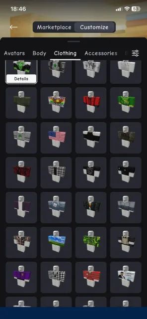 Warmed up account 2k+- total Robux, Sale, Voice chat: Available
