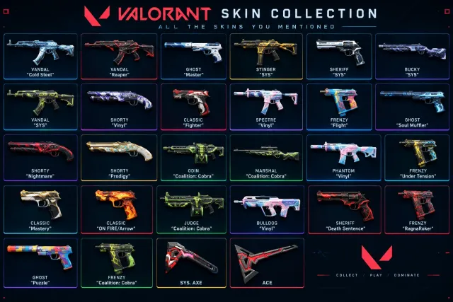 🌞⭐ 100+ UR 💥 KNIFE ".SYS" 💥 VANDAL "REAPER" 💥 PHANTOM 💥 RANK MEVCUT 🌞⭐, Satış, Gümüş 1, Ajanlar: 22, Skinler: 26