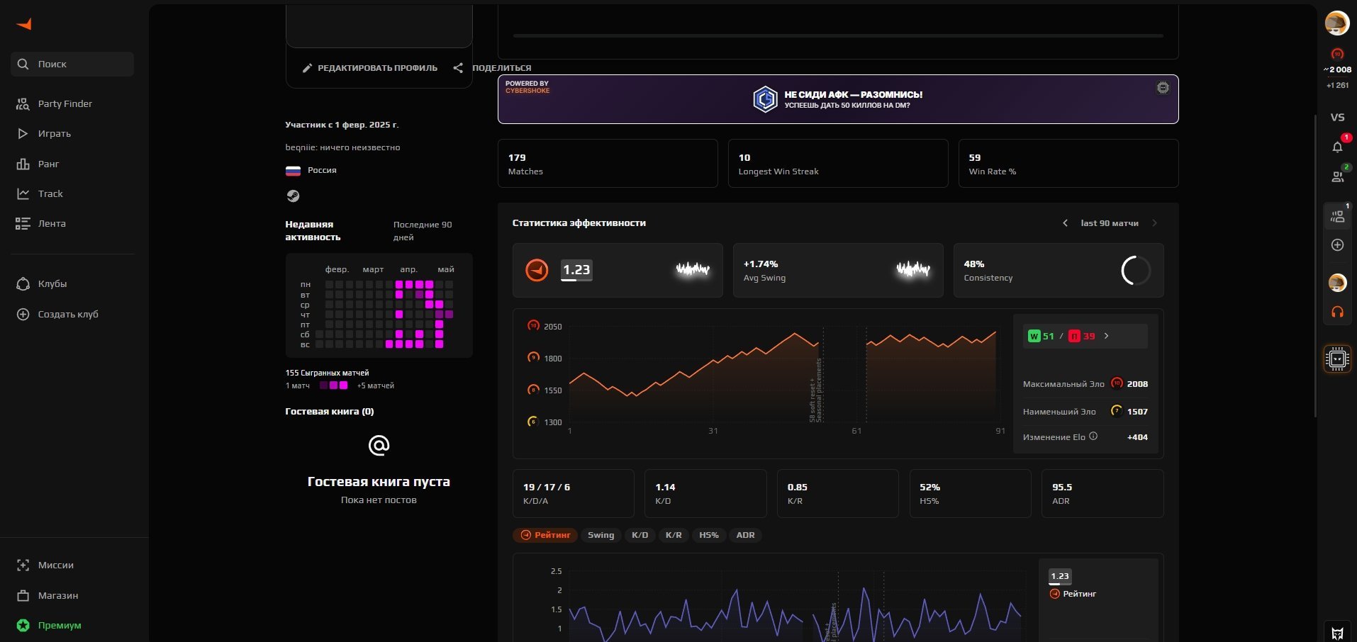 BASE ❤️ 2025 REG 🔥 2008 ELO 🔥 FACEIT 10LVL CALIBRATED 🔥 VERIFIED/PLAY IMMEDIATELY 【CHECK】✅, Sale, Empty, Yes PRIME, FACEIT, 2012 ELO, With registration: Yes