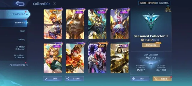 Soul Vessel Cecilion➤Epic Kufra➤Lightbron Fanny➤54% WinRate➤Full acces➤, Sale, Rank: Mythic, Level: 26, Winrate: 54%, Heroes: 69, Skins: 74