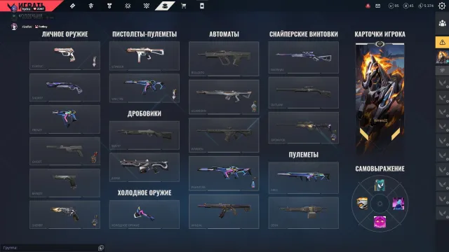 23 skins ⭐ Harbinger of Chaos ⭐ Nocturnum Scythe ⭐ Solar Gallop ⭐ Phase Barrier ⭐ Xerofang Knife, Sale, Iron 3, Agents: 19, Skins: 23