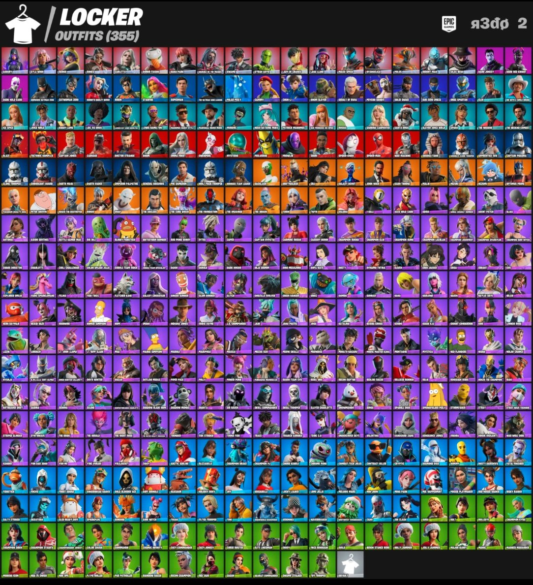 🔥 Fortnite Account | 355 Skins | 412 Emotes | 353 Pickaxes | Full Access 🔥, Sale, skins 355