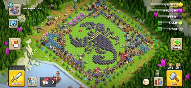 Top account TH18 with top gear 8 full epics other reviews in screenshots, 18 TH Home Village, 10 TH Builder